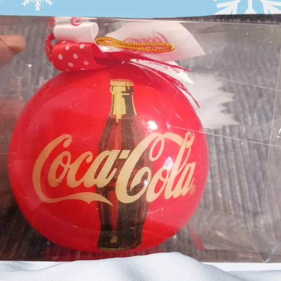 Coca-Cola Trim a tree & hallmark collection lot of 5 christmas ornaments - Picture 8 of 11